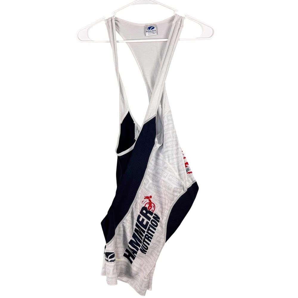Voler Hammer Nutrition Cycling Bib Shorts Mens Medium White Trilogy Eos USA